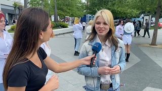 La corresponsal internacional de Euronews habla con la gente de Odesa tras la victoria de Ucrania en Eurovisión