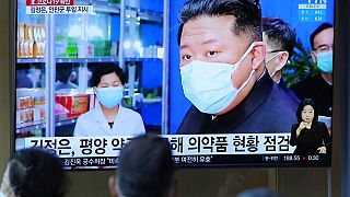 Le dirigeant nord-coréen Kim Jong-Un à télévision d'Etat