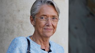 Elisabeth Borne, damals noch französische Arbeitsministerin, nach einer Kabinettssitzung (Oktober 2021)