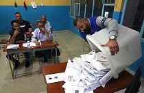 Stimmauszählung im Libanon