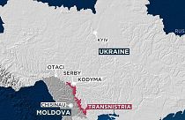 Transnistria is sandwiched between Ukraine and Moldova