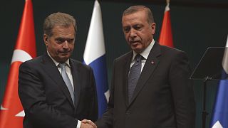 Finlandiya Cumhurbaşkanı Niinisto, Cumhurbaşkanı Erdoğan ile 2015'te bir araya gelmişti