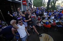 Stimmung in Sevillas Innenstadt vor dem Endspiel