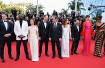 Alfombra roja de la ceremonia de apertura de la 75ª edición del Festival de Cine de Cannes