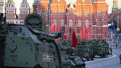 Défilé militaire à Moscou lors du "Jour de la Victoire", le 9 mai 2022