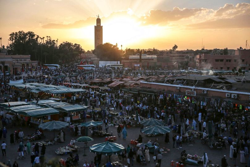 Bazár Marrakeshben