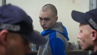 A 21 éves orosz katona a kijevi bírósági tárgyaláson