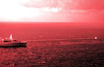 Mar rojo ataque masivo con drones