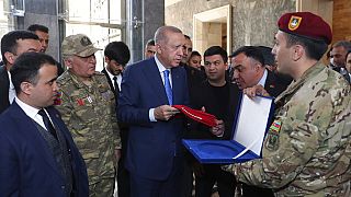 Der türkische Präsident Recep Tayyip Erdogan am Mittwoch im Parlament in Ankara