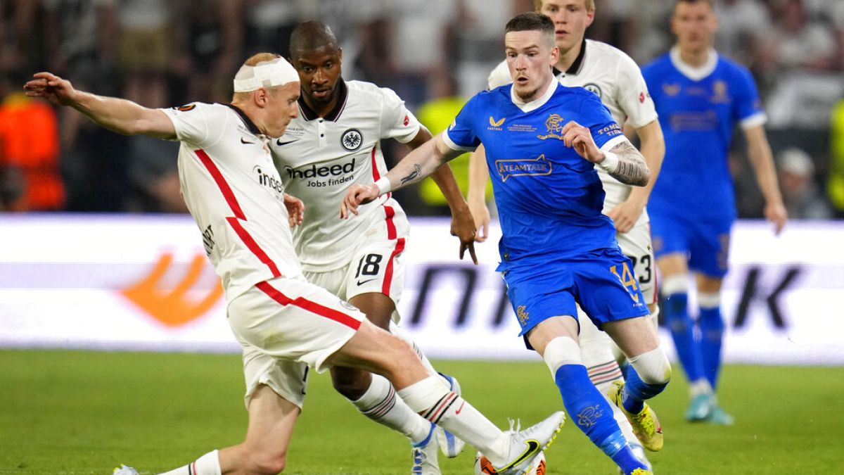Eintracht Frankfurt gegen Glasgow Rangers in Sevilla
