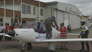 Teenage pilot on solo round-world flight arrives Kenya
