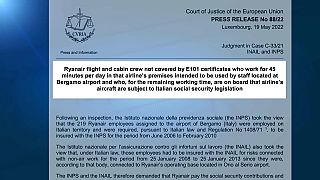 Il comunicato ufficiale della Corte di Giustizia europea.
