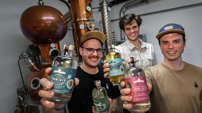 Three brothers seek to save the Swiss mountains by bottling it as gin