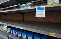 Shelves typically stocked with baby formula sit mostly empty at a store in San Antonio, Tuesday, May 10, 2022.