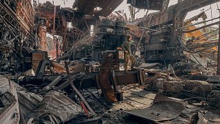 Im zerstörten Asowstal-Werk in Mariupol - vor der Einnahme durch russische Truppen
