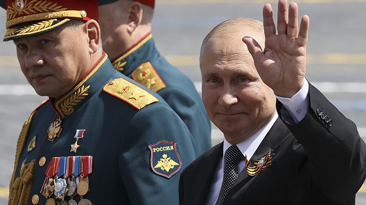 Archive du 24 juin 2020, Sergueï Choïgou et Vladimir Poutine, Moscou, Russie