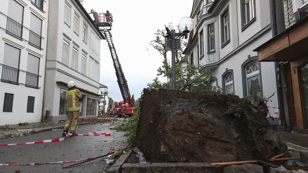 Scores injured, 13 critical after storm sweeps across parts of Germany