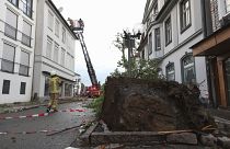 Последствия торнадо в земле Северный Рейн - Вестфалия ( Германия)