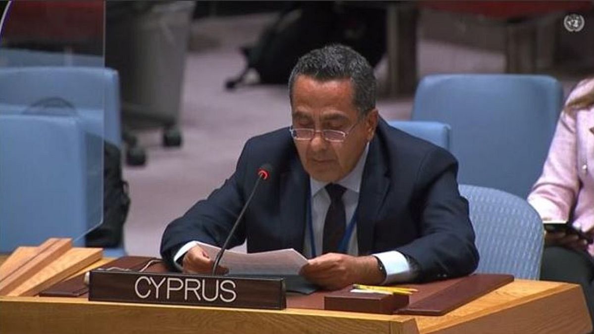 Ο Μόνιμος Αντιπρόσωπος της Κύπρου στον ΟΗΕ, Πρέσβης Ανδρέας Χατζηχρυσάνθου