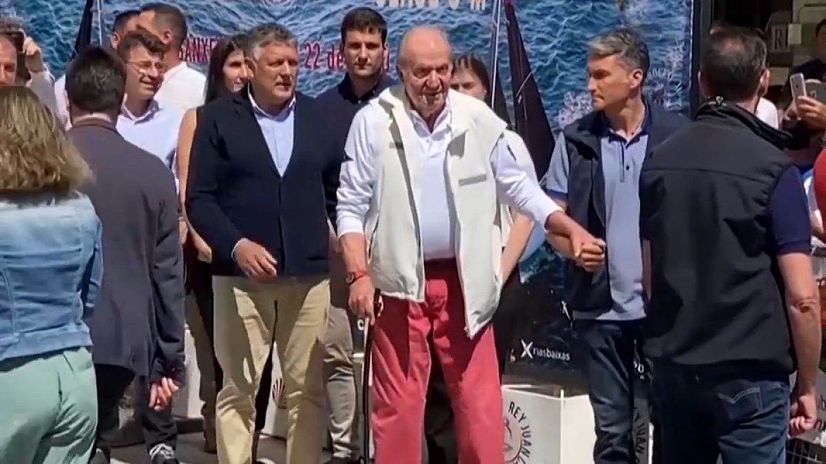 Juan Carlos I en Sanxenxo