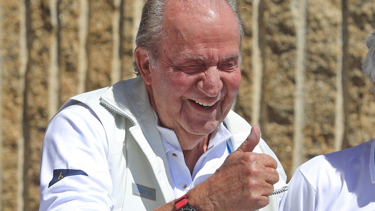 Non è passato inosservato, il ritorno di Juan Carlos in Spagna. (Sanxenxo, 20.5.2022)