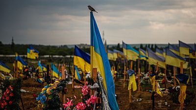 مقبرة للجنود الأوكرانيين