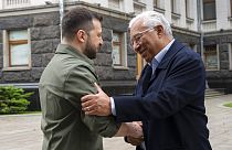 Incontro tra il presidente ucraino Zelensky e il premier portoghese Costa. (Kiev, 21.5.2022)
