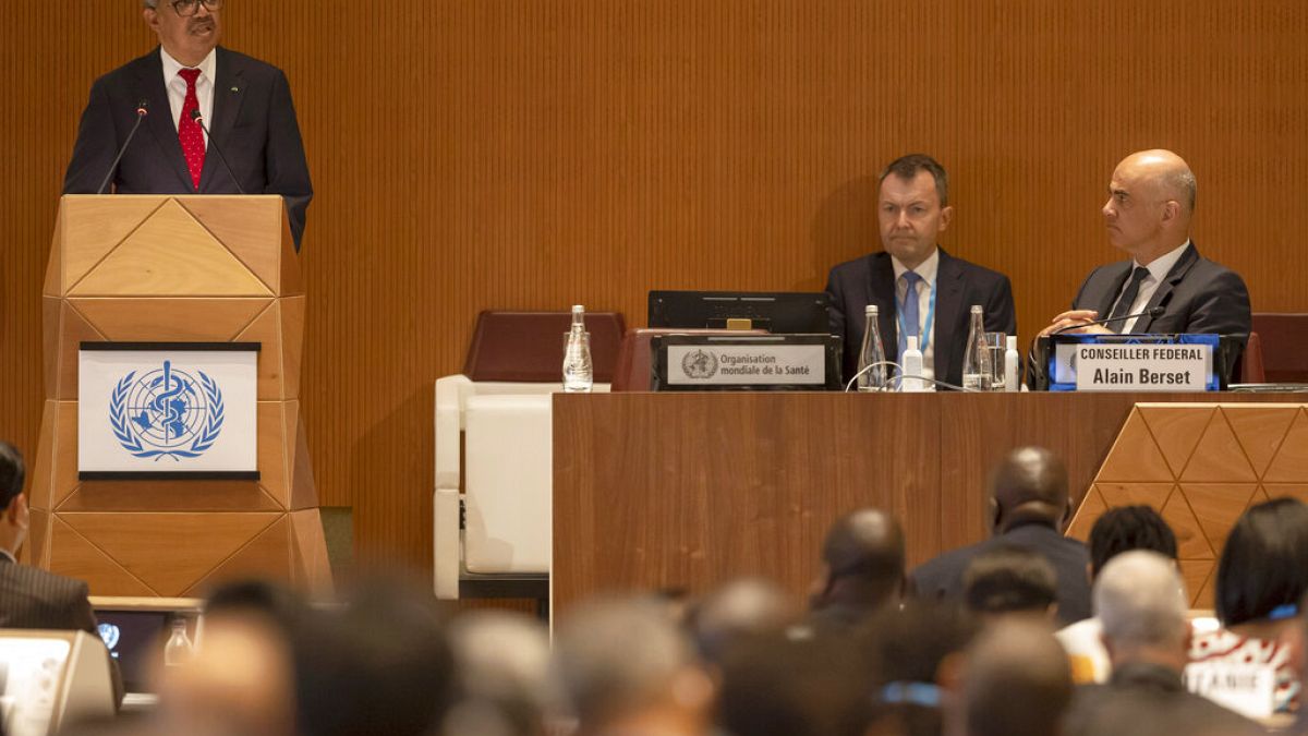 Il discorso del direttore generale dell'OMS, Tedros Adhanom Ghebreyesus.