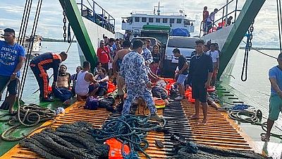 Incendie sur un ferry aux Philippines