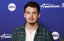 Noah Thompson arrives at the 20th Anniversary Celebration of "American Idol" on Monday, April 18, 2022, at Desert 5 Spot in Los Angeles.