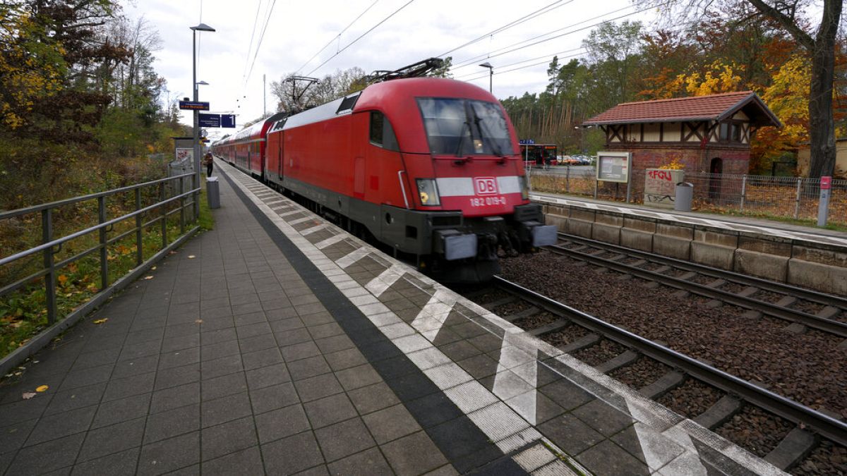 Un train de la compagnie publique allemande la Deutsche Bahn.