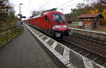 Un train de la compagnie publique allemande la Deutsche Bahn.