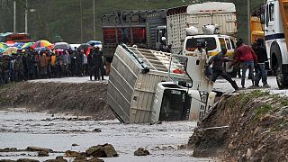 Hundreds displaced in new South Africa floods