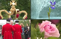 Blumenshow in London ehrt die Queen