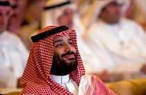 ولي العهد السعودي، محمد بن سلمان، أثناء حضوره مؤتمر مبادرة مستقبل الاستثمار، في الرياض، المملكة العربية السعودية، الثلاثاء 23 أكتوبر 2018