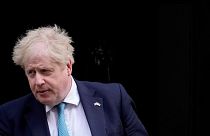 British Prime Minister Boris Johnson leaves 10 Downing Street to attend the weekly Prime Minister's Questions at the Houses of Parliament, in London, 9 March 2022.