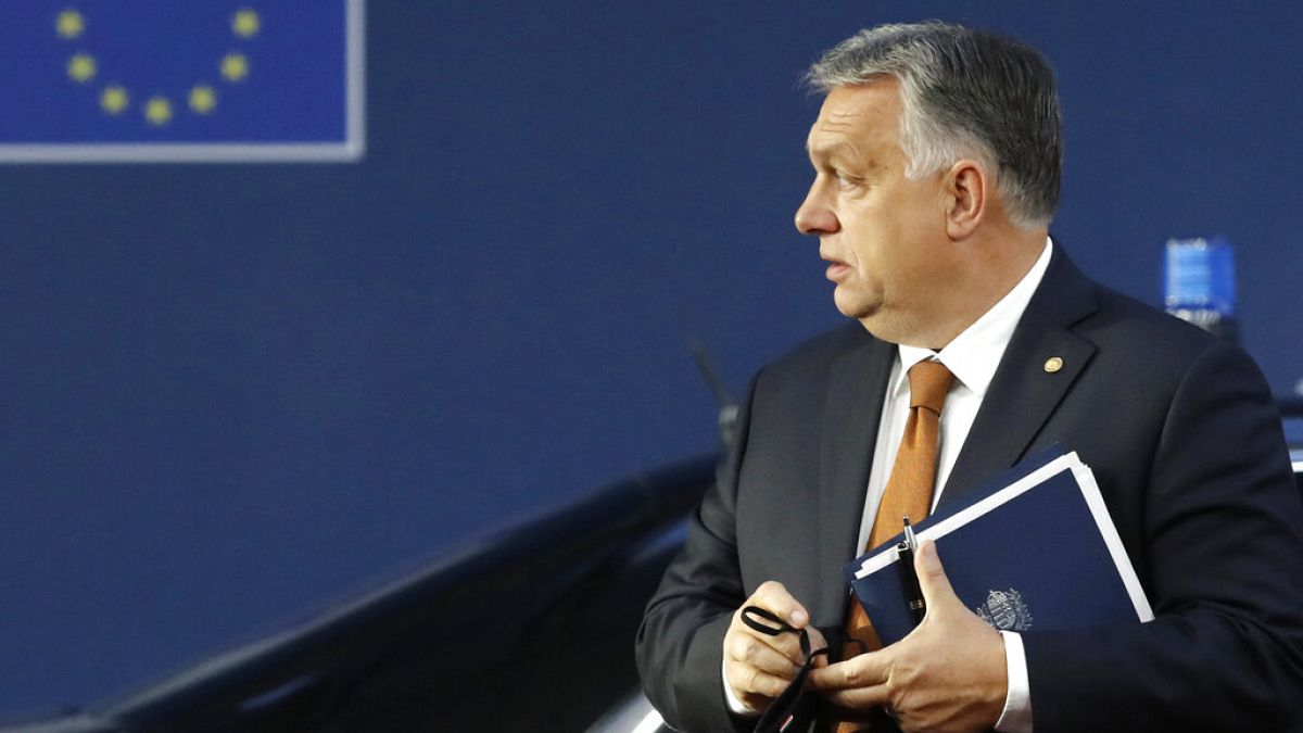Orbán Viktor miniszterelnök Brüsszelben