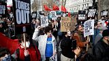 اعتراض در بریتانیا به بحران افزایش هزینه زندگی