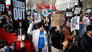 اعتراض در بریتانیا به بحران افزایش هزینه زندگی