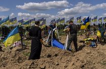 Похороны погибших в Харькове