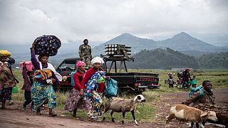 Thousands flee as conflict between Congolese army and M23 rebels continues