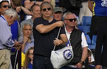 Der amerikanische Geschäftsmann Todd Boehly beim Fußballspiel zwischen Chelsea und Watford im Stamford Bridge Stadium in London am 22.Mai