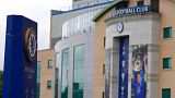 A view of the Stamford Bridge stadium prior the start of the English Premier League soccer match between Chelsea and Wolverhampton, in London, Saturday, May 7, 2022.