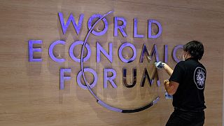 Il logo del World Economic Forum di Davos