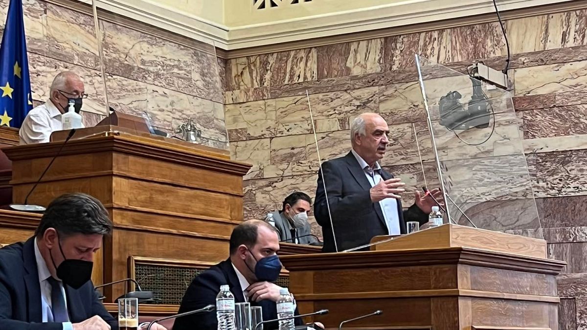 Ο Βαγγέλης Μεϊμαράκης στη Βουλή για τα συμπεράσματα της Διάσκεψης για το μέλλον της Ευρώπης