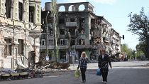 Разрушенные здания в Мариуполе. 25 мая 2022 года
