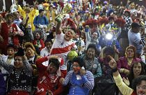 In Peru’s capital, professional clowns honour their late colleague Tony Perejil on Peruvian Clown Day