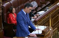 El presidente del Gobierno de España, Pedro Sánchez, comparece en el Congreso, el 26 de mayo de 2022