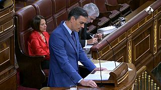 El presidente del Gobierno de España, Pedro Sánchez, comparece en el Congreso, el 26 de mayo de 2022