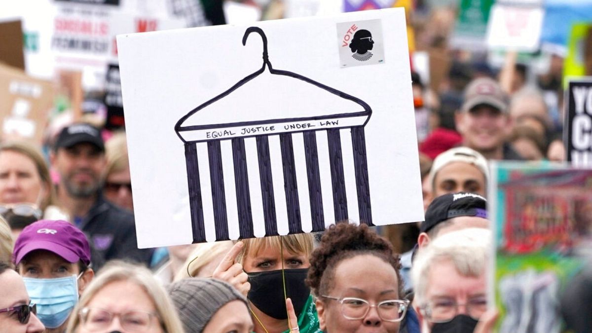 تظاهرات در دفاع از حق سقط جنین در آمریکا
